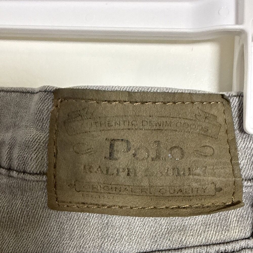 Polo Ralph Lauren Authentic Denim Goods Jeans Size 18 “The Sullivan Slim” Gray - Picture 3 of 10